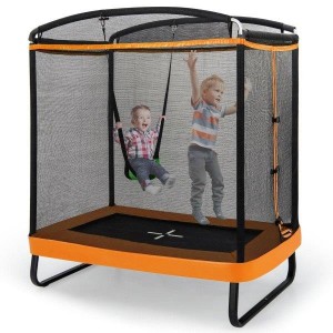Šokinėjimo batutas - sūpynės vaikams 2-in-1